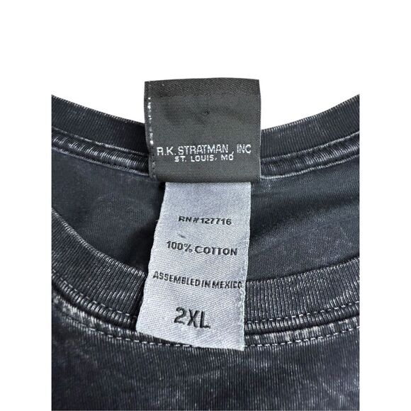 Harley Davidson Men’s 2XL The Legacy Honolulu Hawaii T-Shirt Acid Wash 2012 - Picture 6 of 8